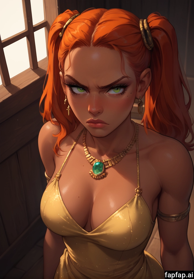 1girl, breasts, jewelry, dress, solo, yellow dress