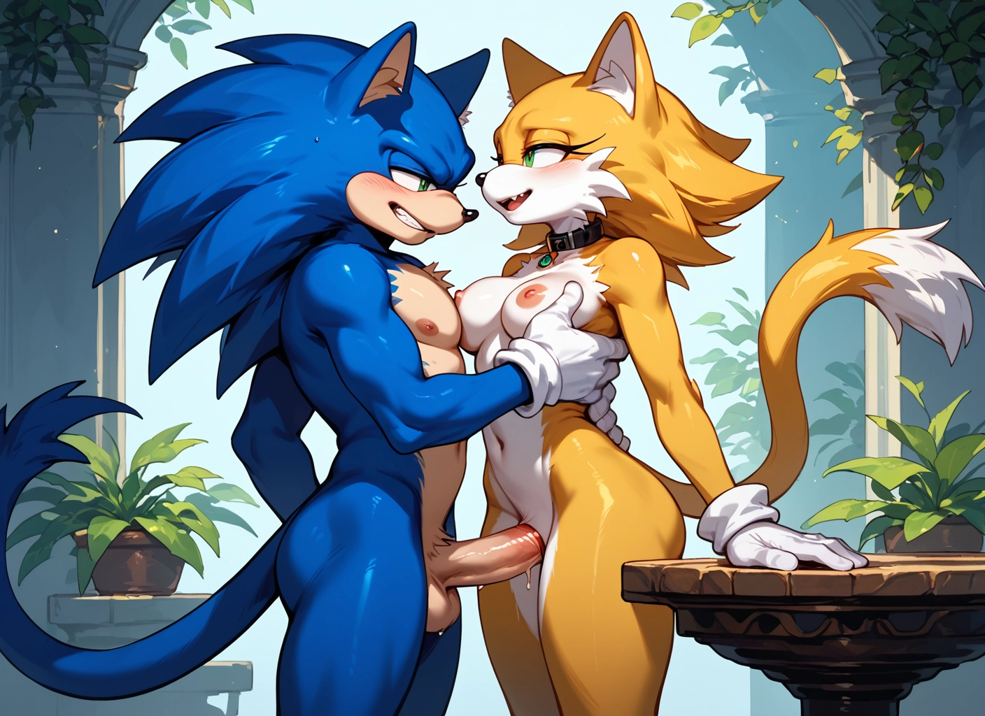 furry, 1girl, penis, 1boy, breasts, hetero · Yamete.gg