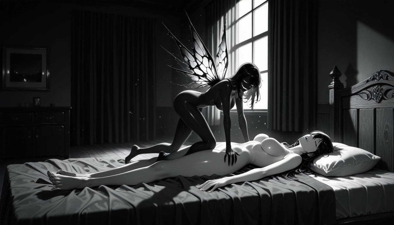 breasts, multiple girls, 2girls, yuri, monochrome, greyscale · Yamete.gg