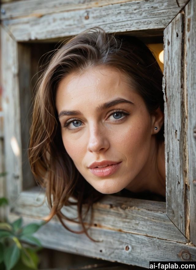 1girl, solo, blue eyes, jewelry, looking at viewer, brown hair · Yamete.gg
