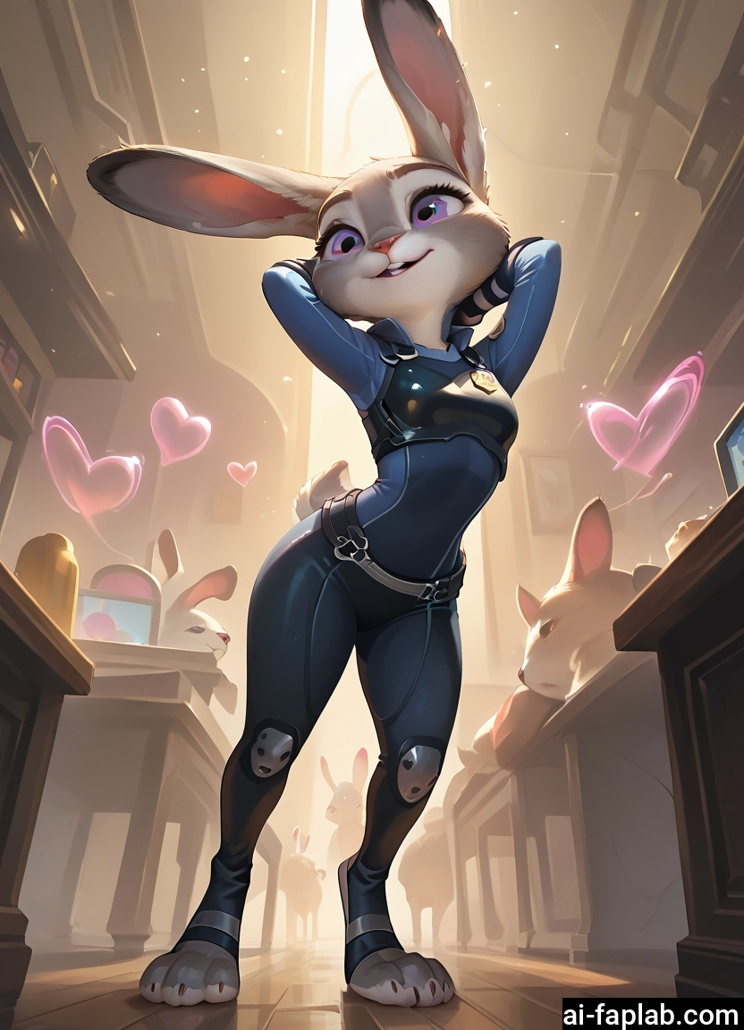 furry, heart, furry female, animal ears, 1girl, tail · Yamete.gg