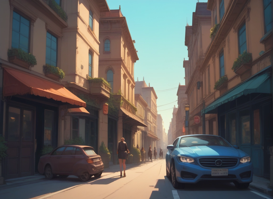 car, ground vehicle, motor vehicle, outdoors, road, street · Yamete.gg