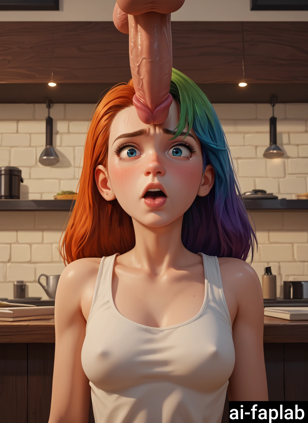 1girl, 1boy, penis, hetero, breasts, blue eyes · Yamete.gg