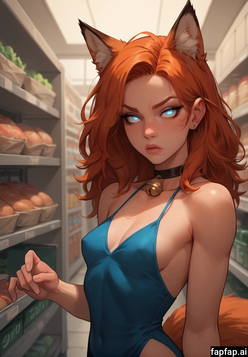 1girl, breasts, animal ears, solo, choker, bell · Yamete.gg