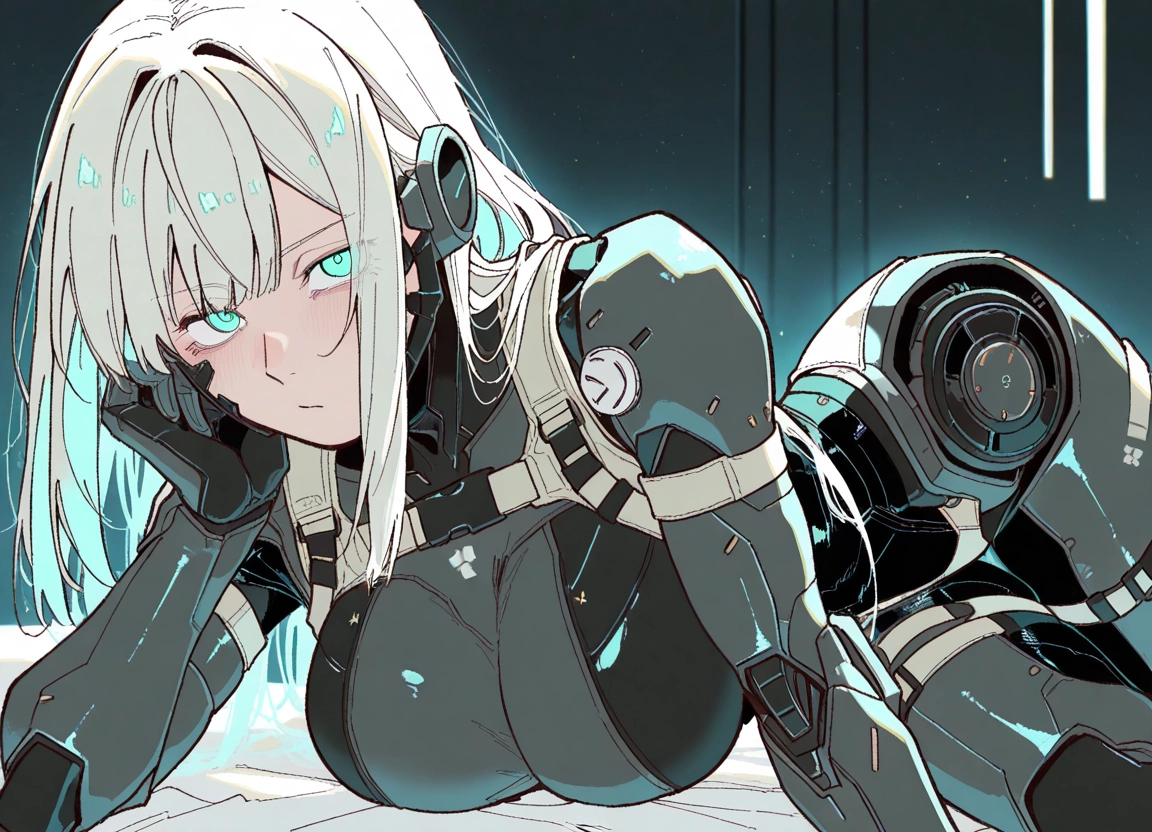 1girl, breasts, solo, large breasts, bodysuit, long hair · Yamete.gg