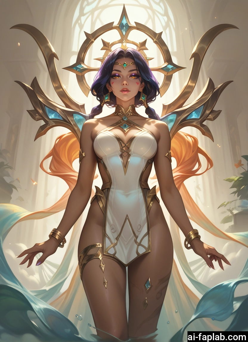 1girl, jewelry, solo, breasts, bracelet, earrings · Yamete.gg