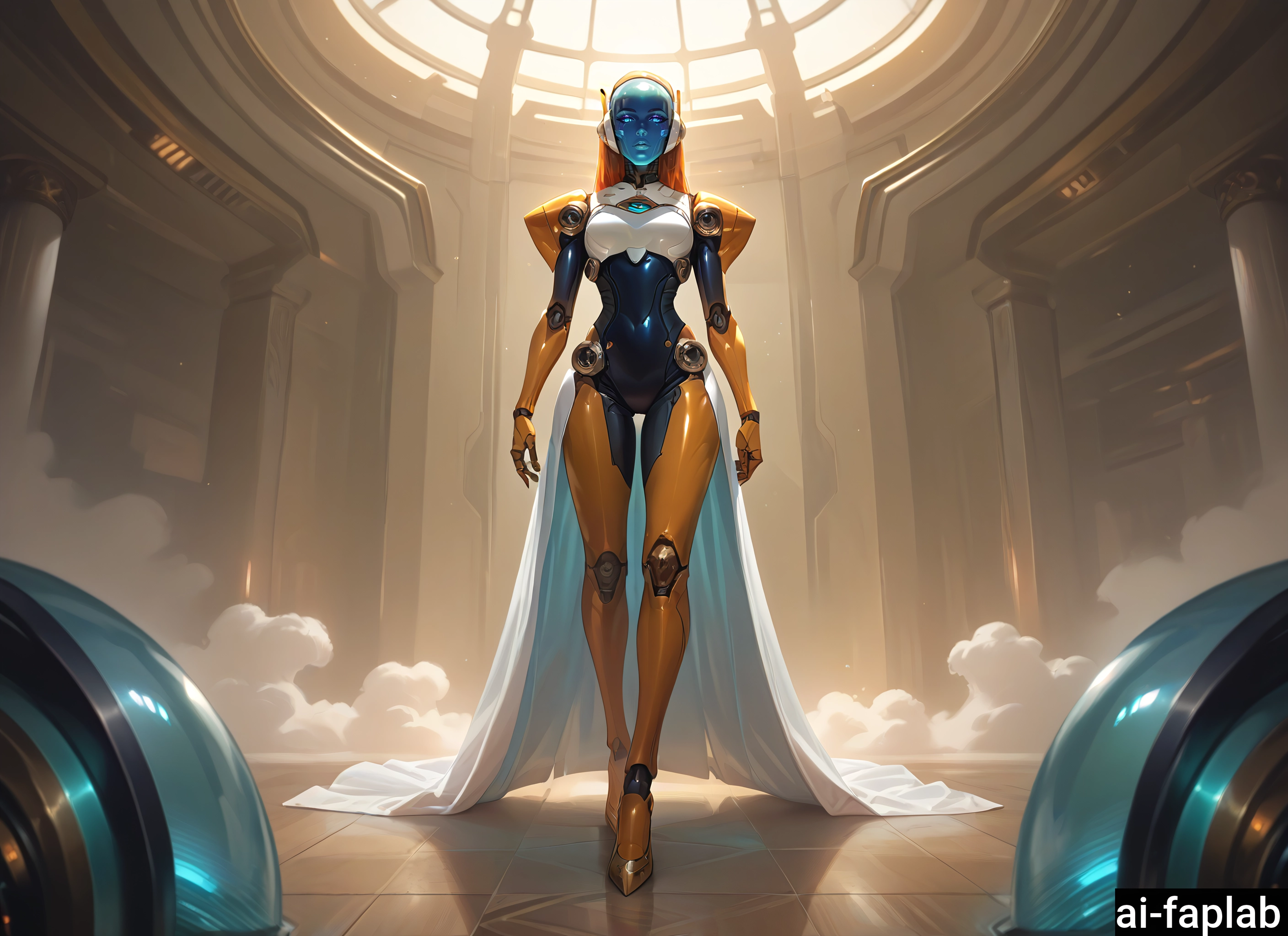 1girl, solo, joints, robot joints, full body, humanoid robot · Yamete.gg