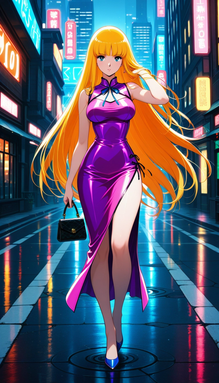 1girl, long hair, dress, blonde hair, solo, chinese clothes · Yamete.gg