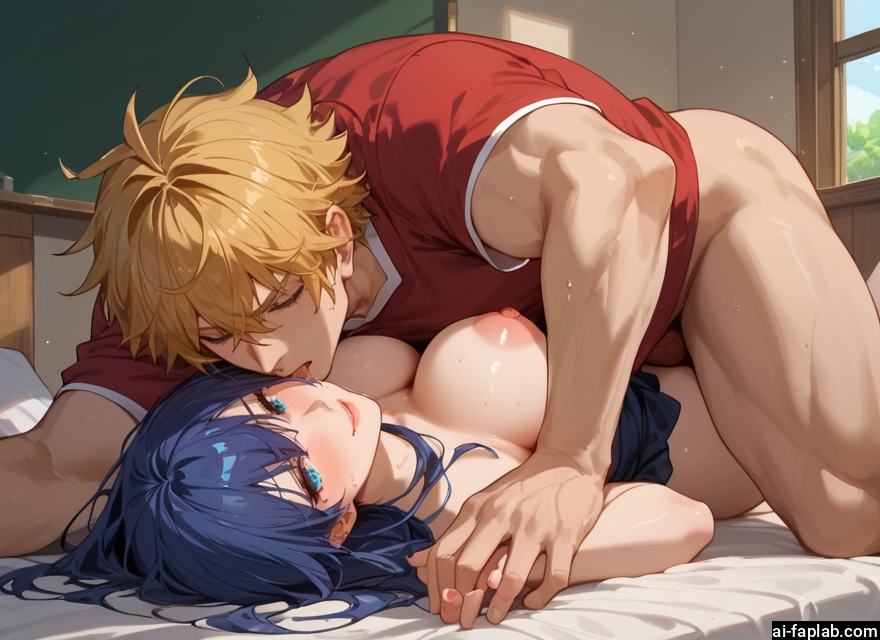 1girl, breasts, 1boy, nipples, hetero, blush · Yamete.gg
