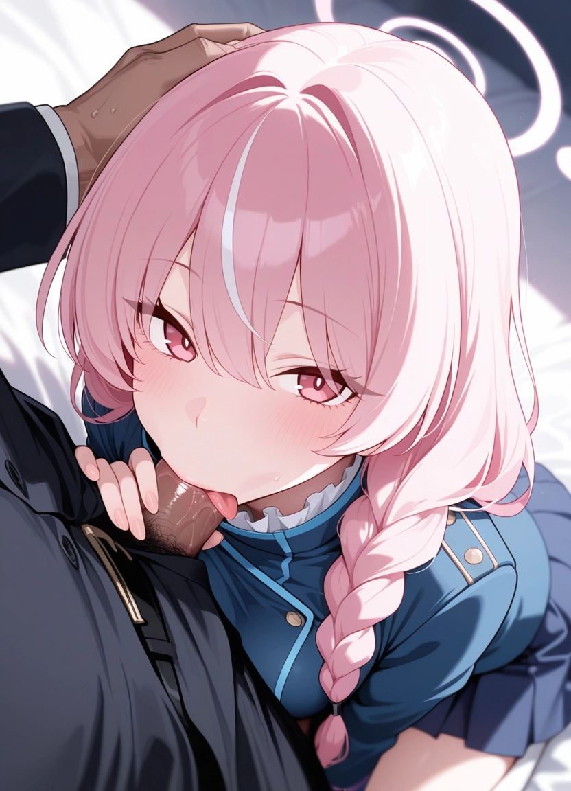 1girl, long hair, hetero, fellatio, 1boy, oral · Yamete.gg