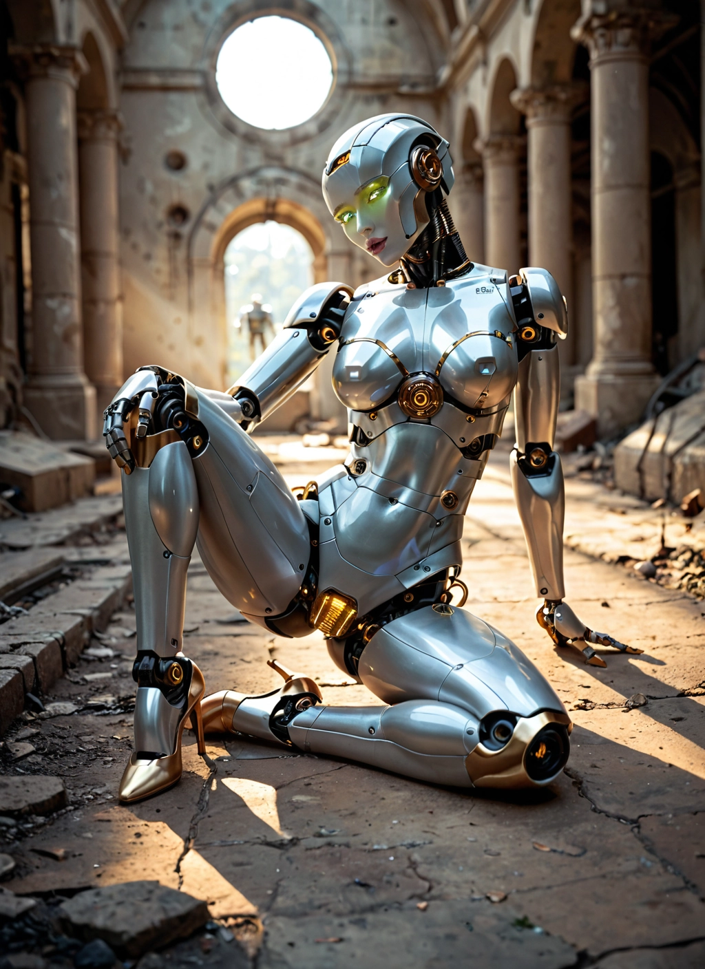 1girl, solo, high heels, robot joints, robot, humanoid robot · Yamete.gg