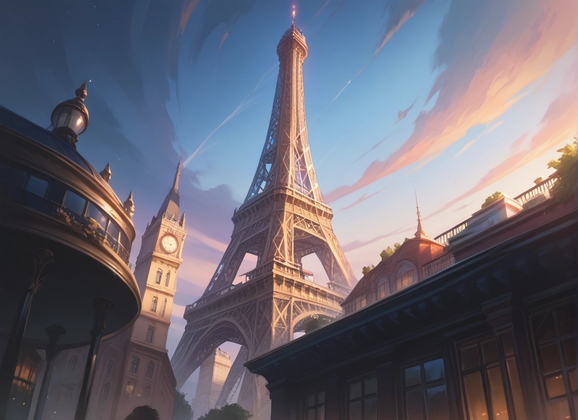 no humans, scenery, sky, cloud, tower, clock
