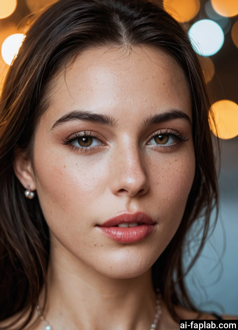 1girl, solo, jewelry, brown eyes, earrings, necklace · Yamete.gg