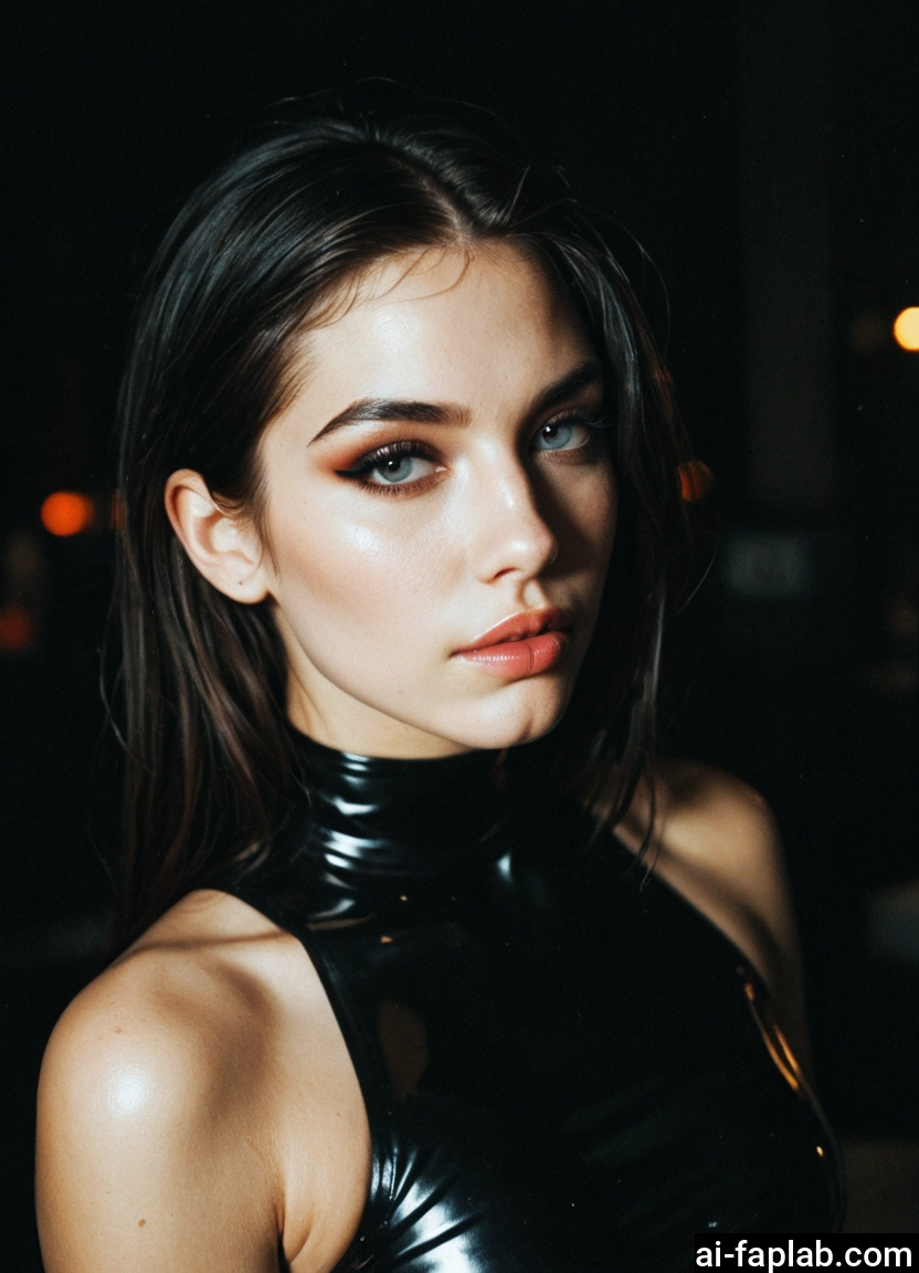 1girl, solo, looking at viewer, black hair, lips, long hair