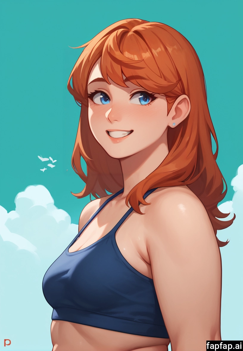 1girl, solo, smile, breasts, blue eyes, earrings