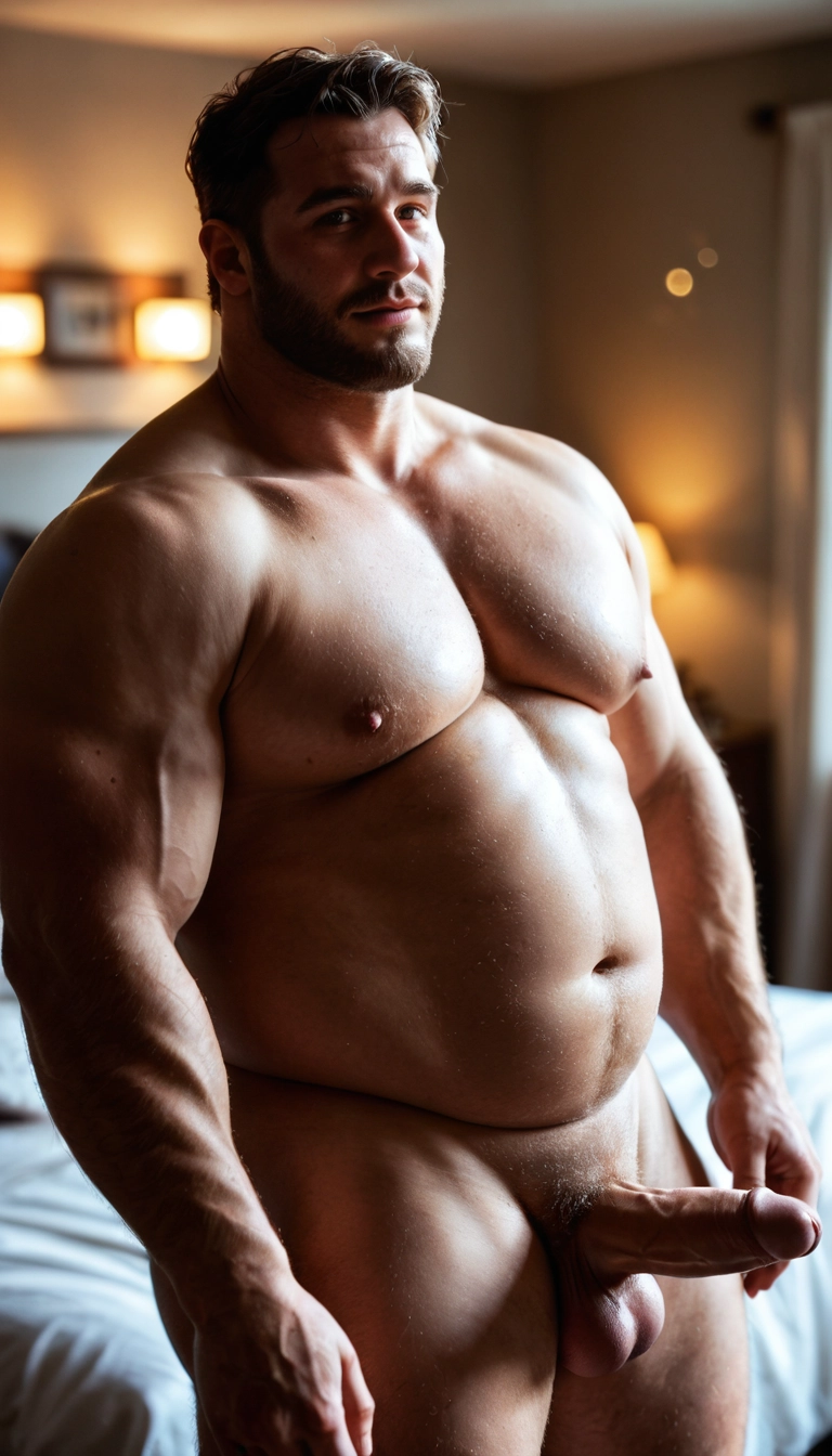 bara, solo, 1boy, pectorals, muscular male, large pectorals · Yamete.gg