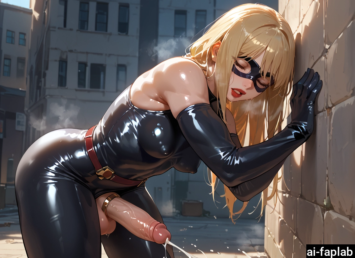 penis, futanari, solo, 1girl, cum, gloves · Yamete.gg