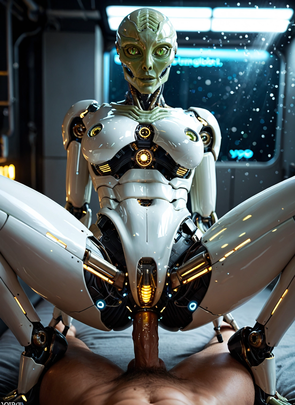 1girl, penis, 1boy, hetero, humanoid robot, pov · Yamete.gg