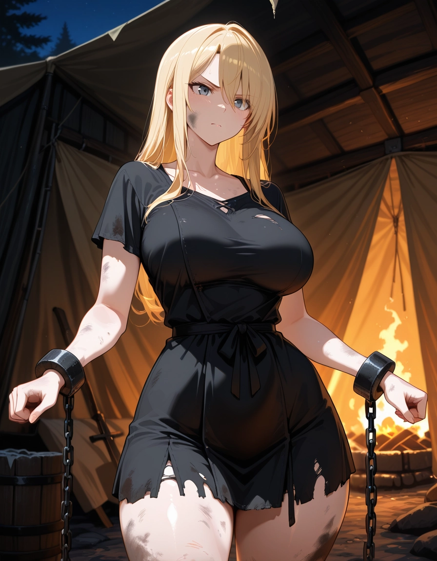 1girl, breasts, blonde hair, large breasts, solo, long hair · Yamete.gg