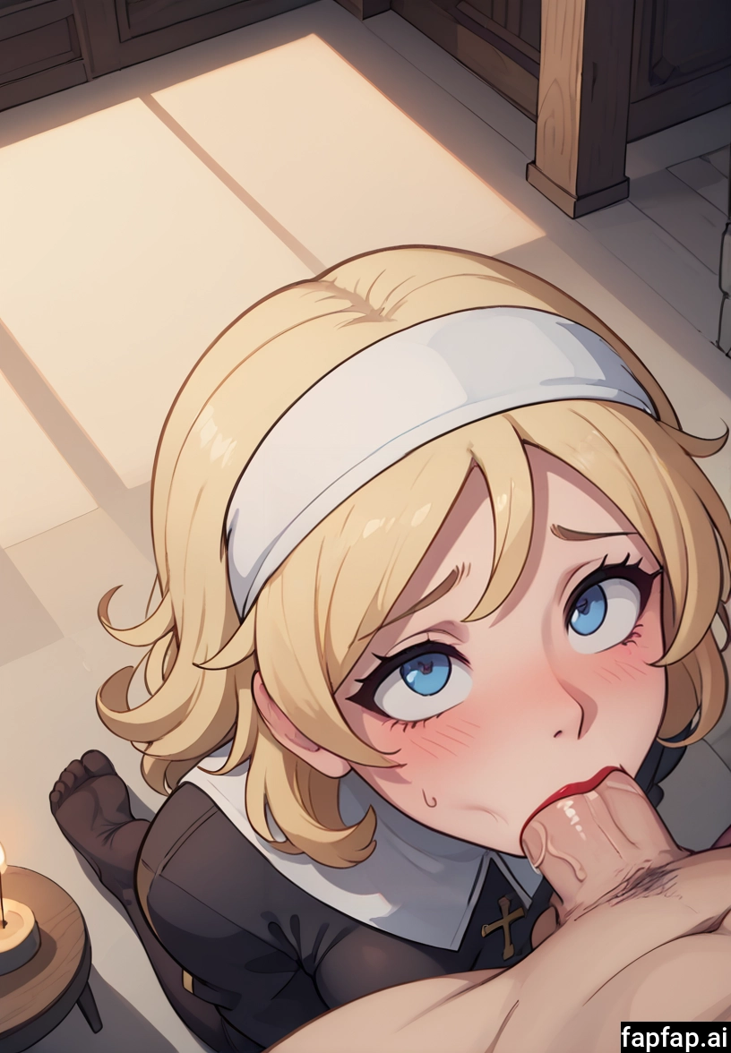 1girl, blonde hair, hetero, penis, 1boy, fellatio · Yamete.gg