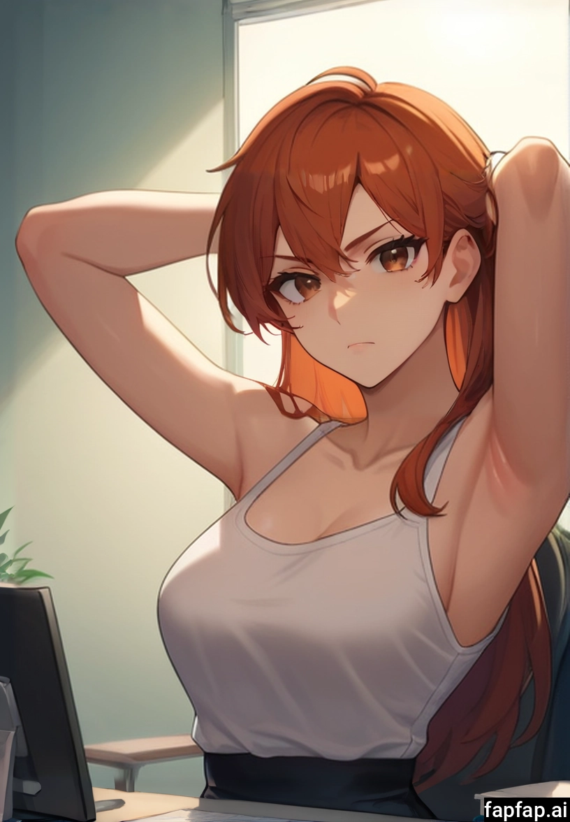 1girl, breasts, solo, armpits, long hair, genderswap · Yamete.gg