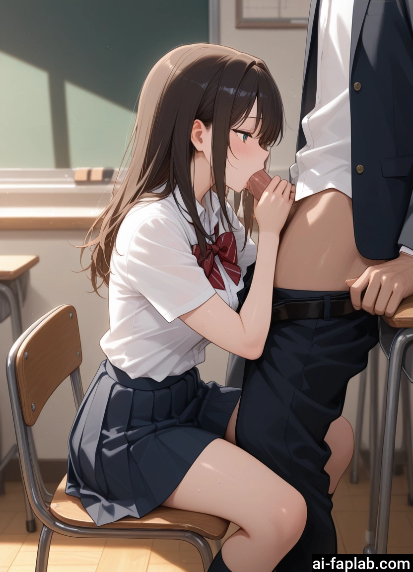 1girl, oral, 1boy, penis, fellatio, hetero · Yamete.gg