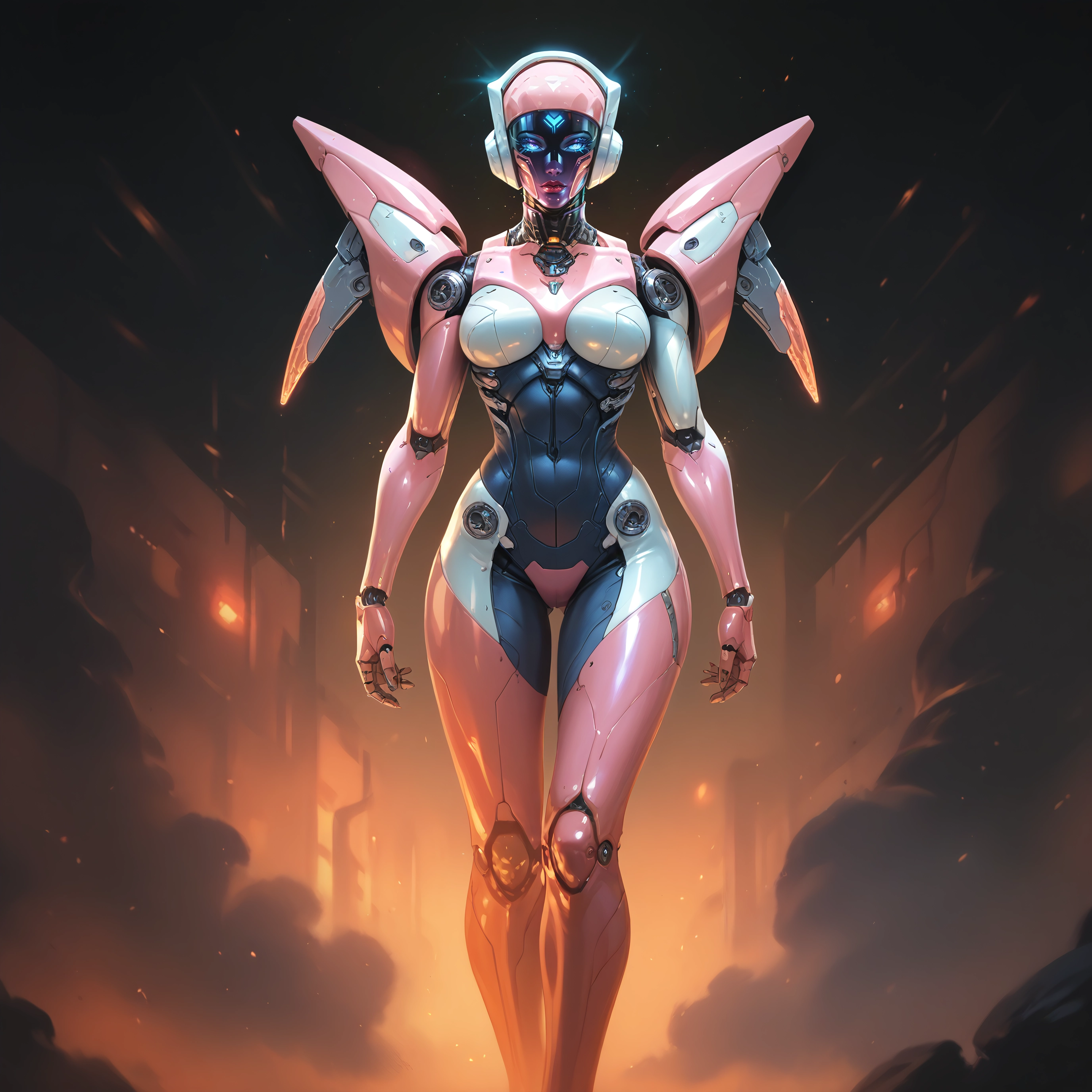 1girl, solo, breasts, joints, medium breasts, thigh gap · Yamete.gg