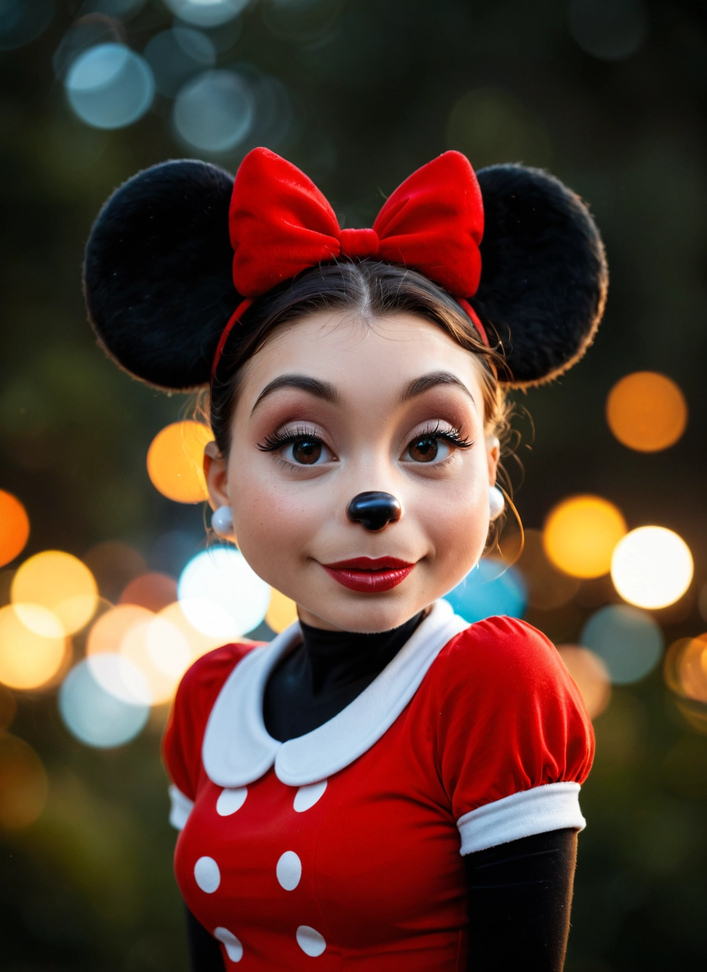 1girl, solo, jewelry, earrings, brown eyes, bow · Yamete.gg