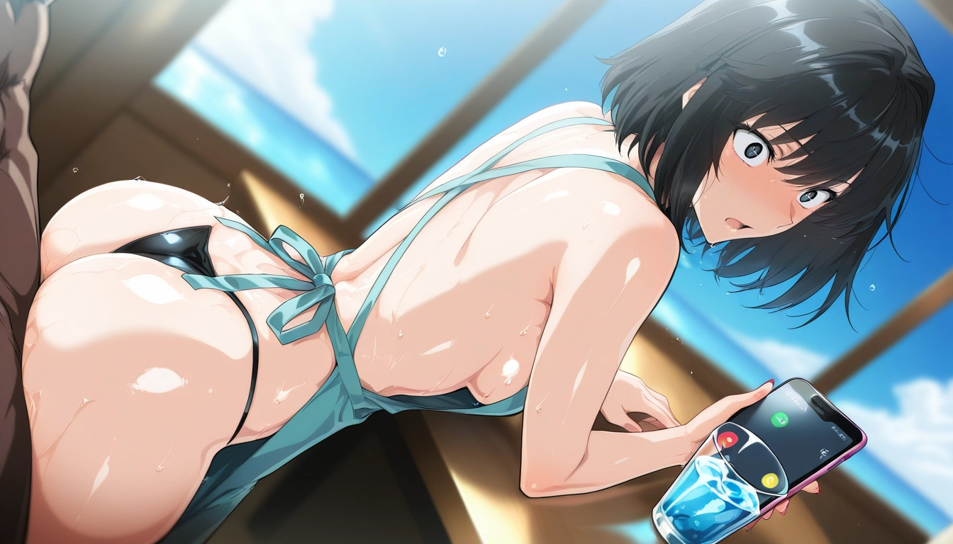 1girl, 1boy, breasts, phone, hetero, ass · Yamete.gg