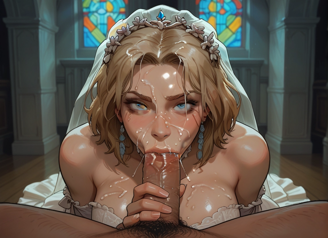 penis, 1girl, cum, oral, fellatio, hetero · Yamete.gg