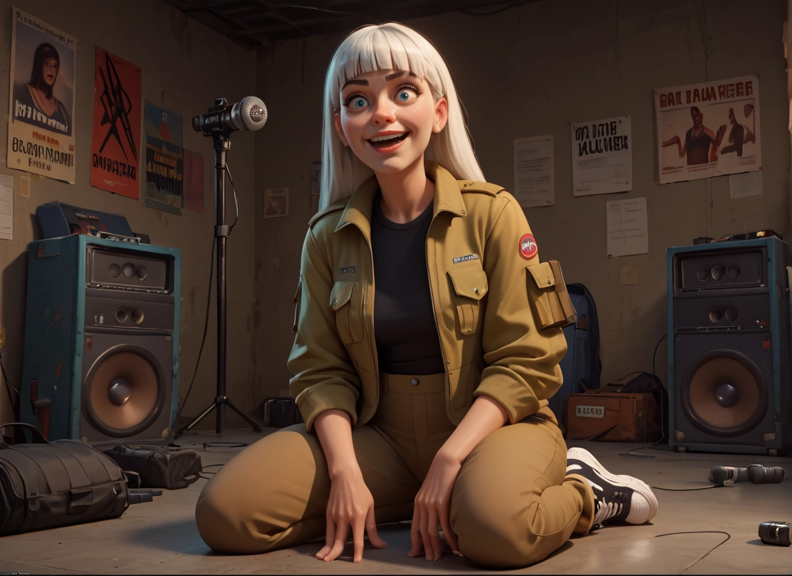 1girl, solo, long hair, realistic, shoes, jacket · Yamete.gg