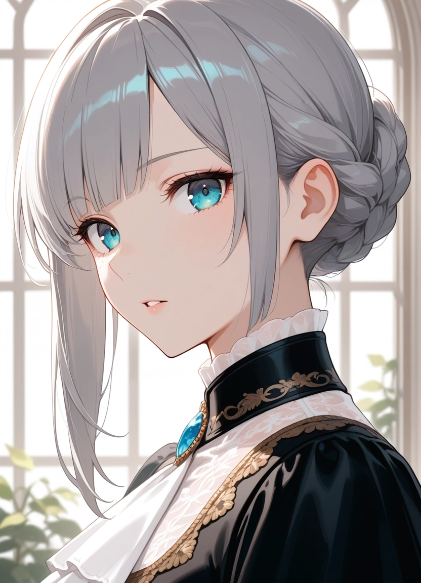 1girl, solo, looking at viewer, blue eyes, parted lips, bangs · Yamete.gg