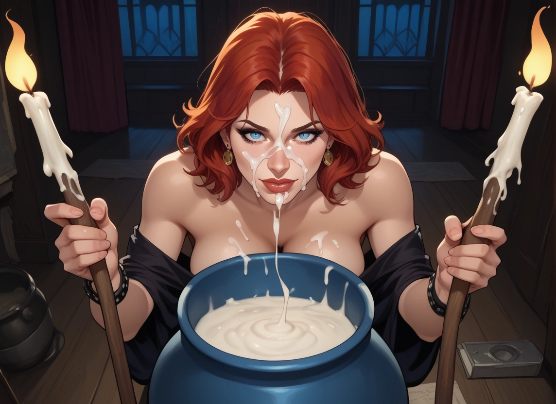 1girl, breasts, jewelry, blue eyes, earrings, cum · Yamete.gg