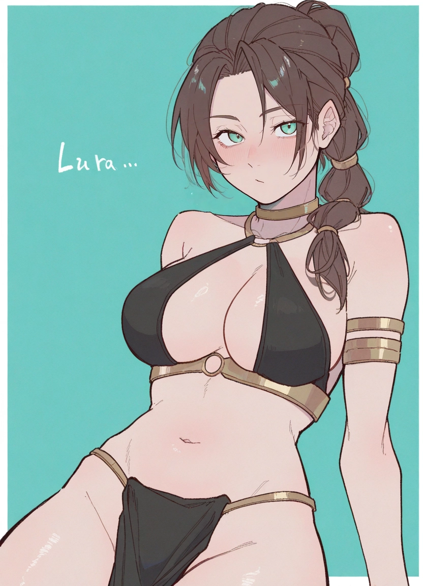 futanari, 1girl, breasts, navel, solo, large breasts · Yamete.gg