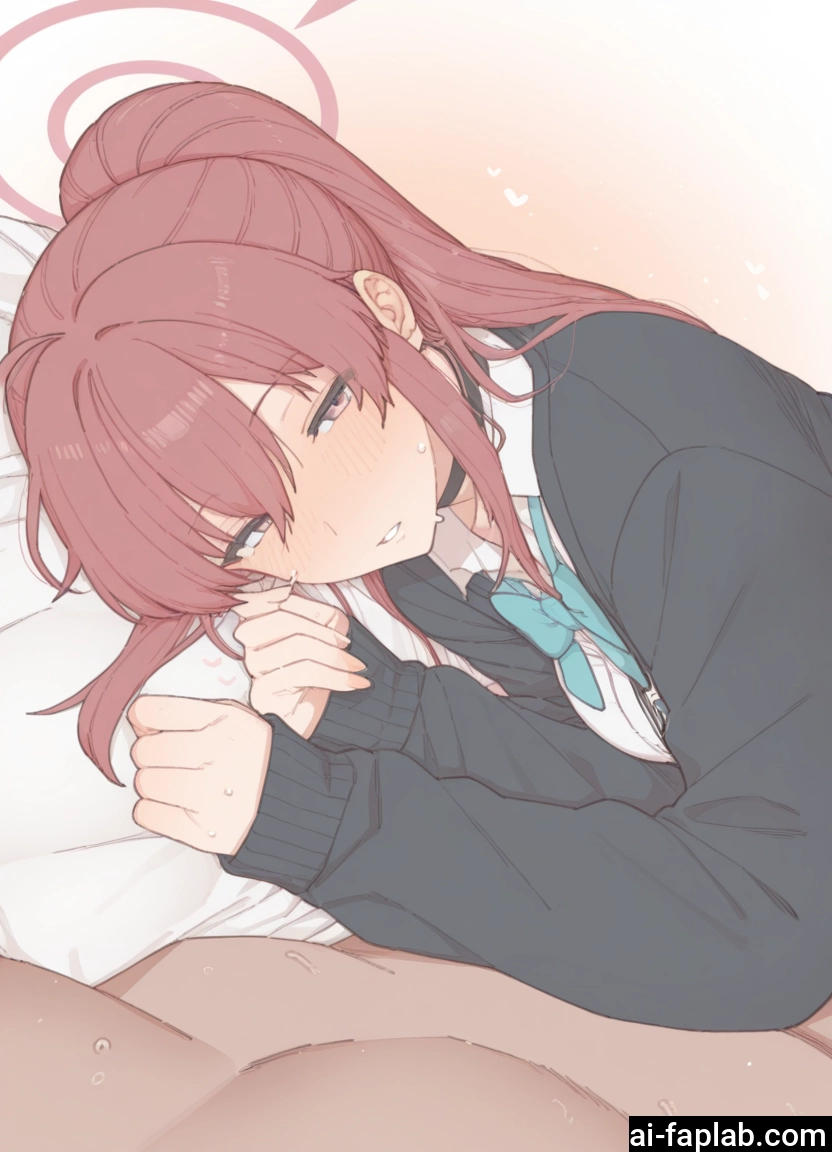 1girl, halo, blush, 1boy, long hair, choker · Yamete.gg