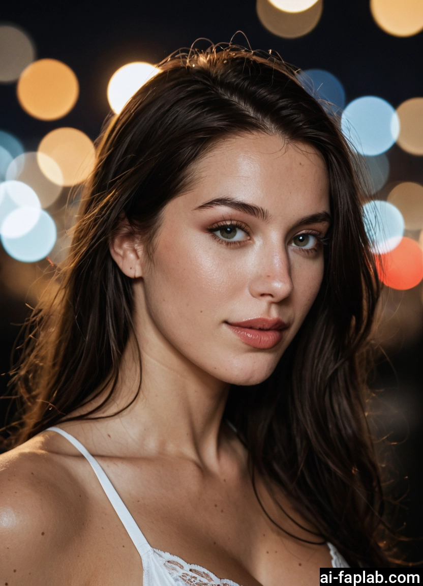 1girl, solo, long hair, looking at viewer, brown hair, lips