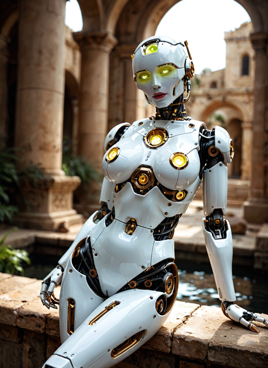 1girl, solo, breasts, robot, robot joints, humanoid robot · Yamete.gg