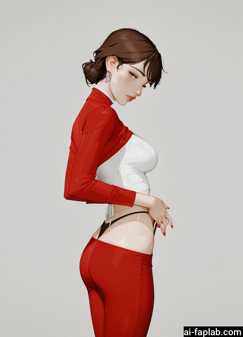 1girl, ass, solo, jewelry, underwear, earrings · Yamete.gg