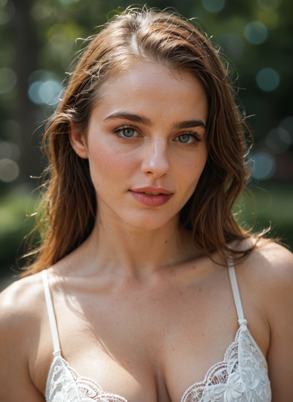 1girl, solo, underwear, looking at viewer, bra, breasts · Yamete.gg