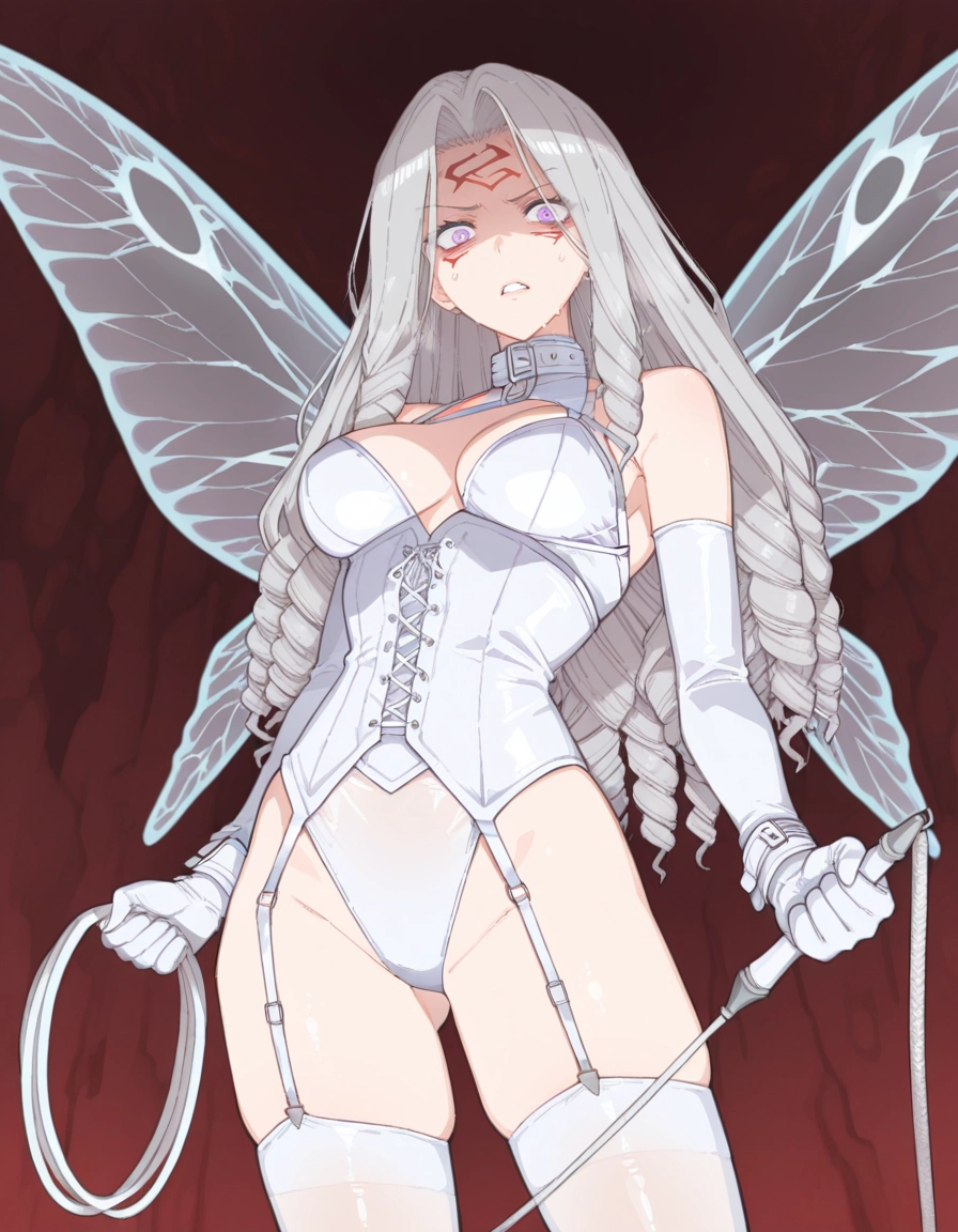 1girl, breasts, gloves, solo, elbow gloves, wings · Yamete.gg
