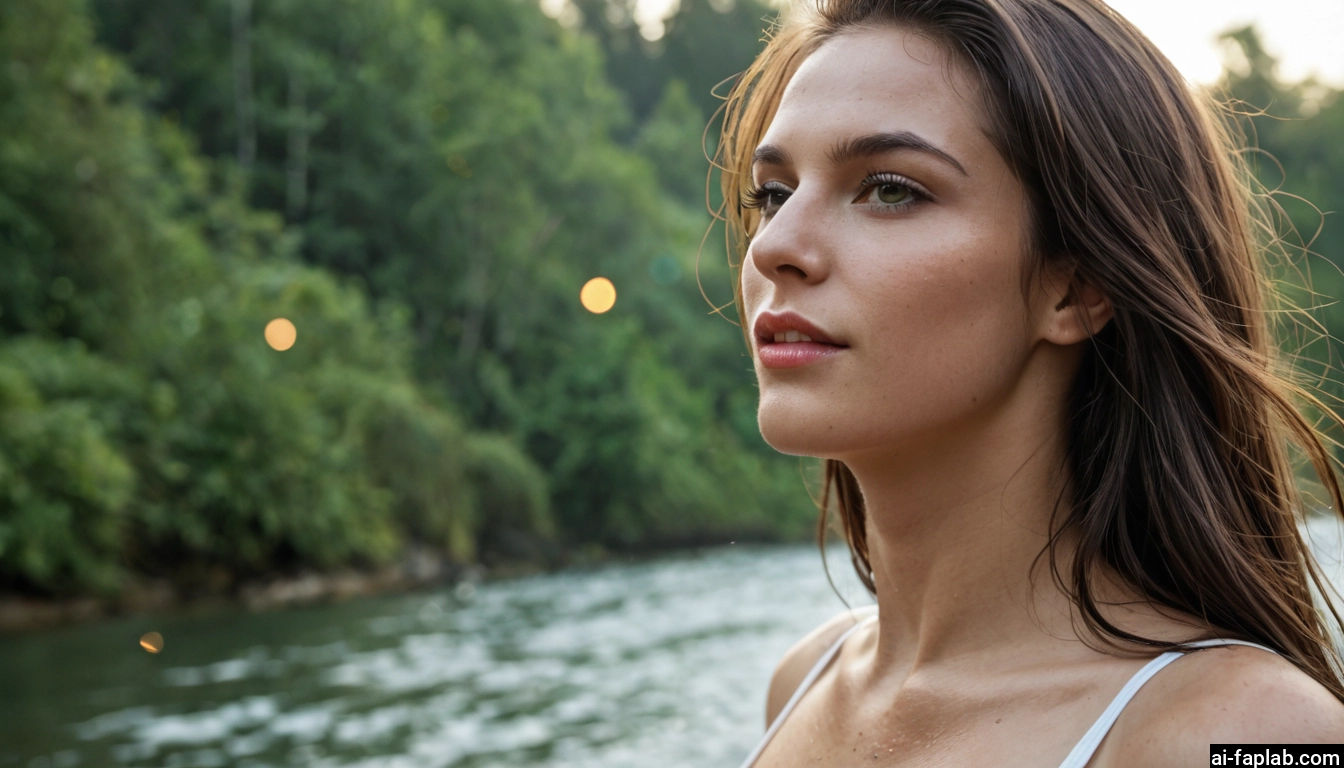 1girl, solo, long hair, lips, outdoors, parted lips