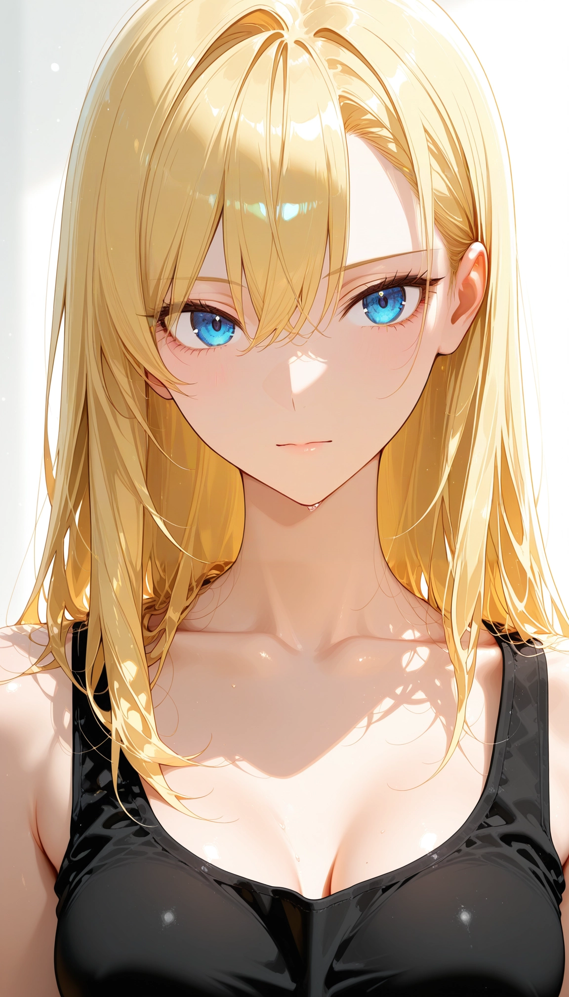 1girl, solo, blonde hair, breasts, blue eyes, looking at viewer · Yamete.gg