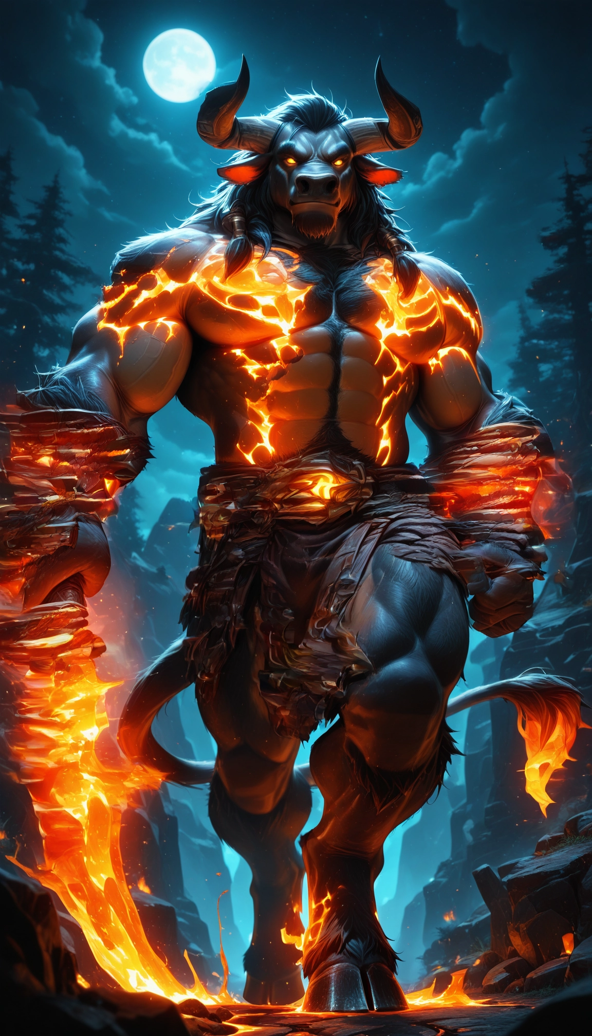 bara, furry, muscular, muscular male, 1boy, pectorals · Yamete.gg