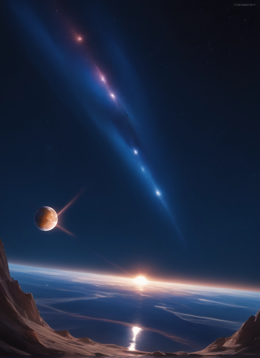 scenery, no humans, planet, sky, star (sky), sun · Yamete.gg