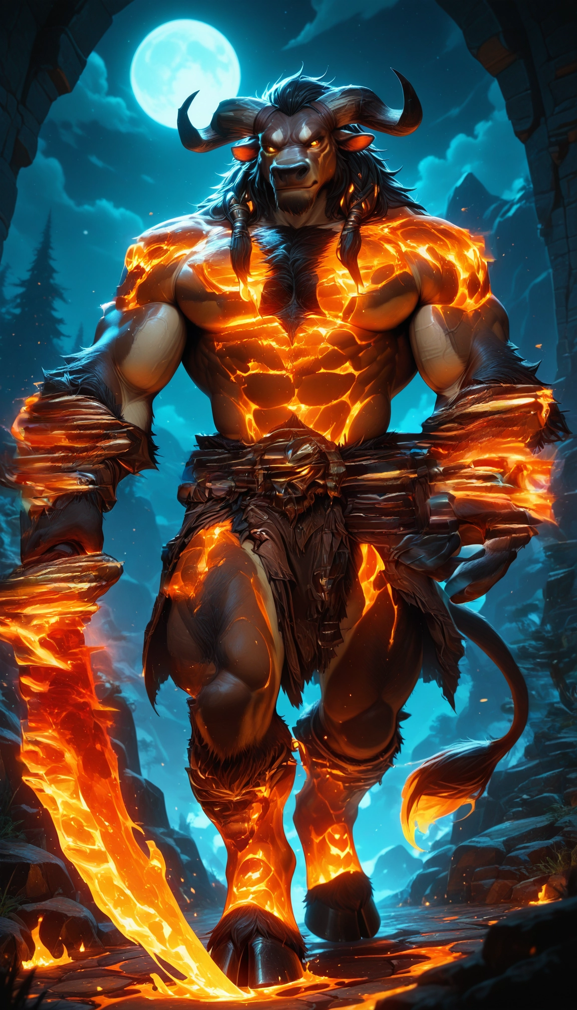 bara, furry, muscular, 1boy, muscular male, pectorals · Yamete.gg