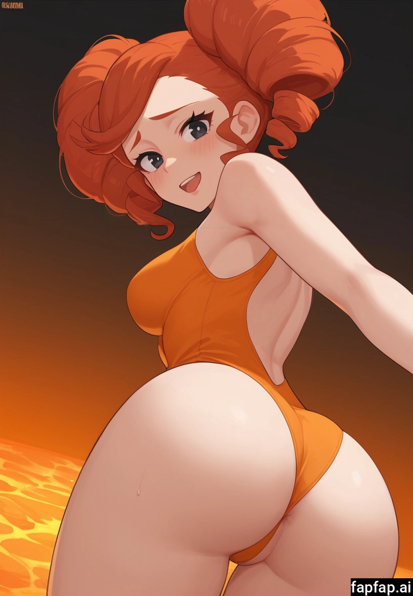 1girl, ass, solo, breasts, looking at viewer, smile