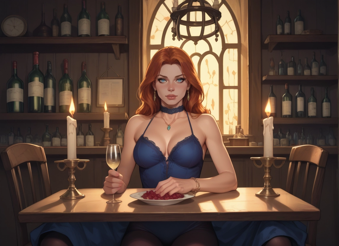 1girl, breasts, jewelry, blue eyes, cup, earrings · Yamete.gg