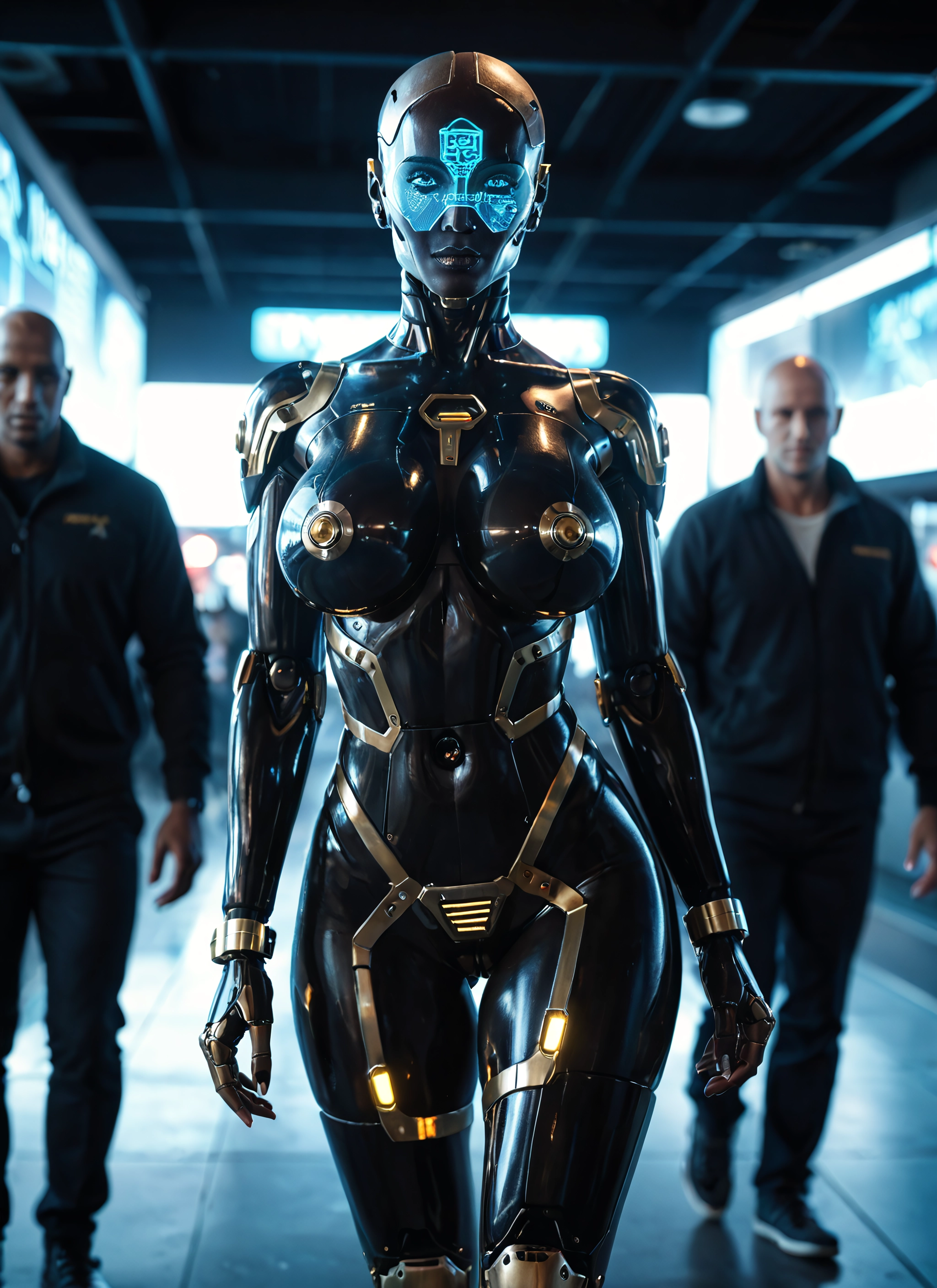 1girl, breasts, bodysuit, large breasts, multiple boys, solo focus · Yamete.gg