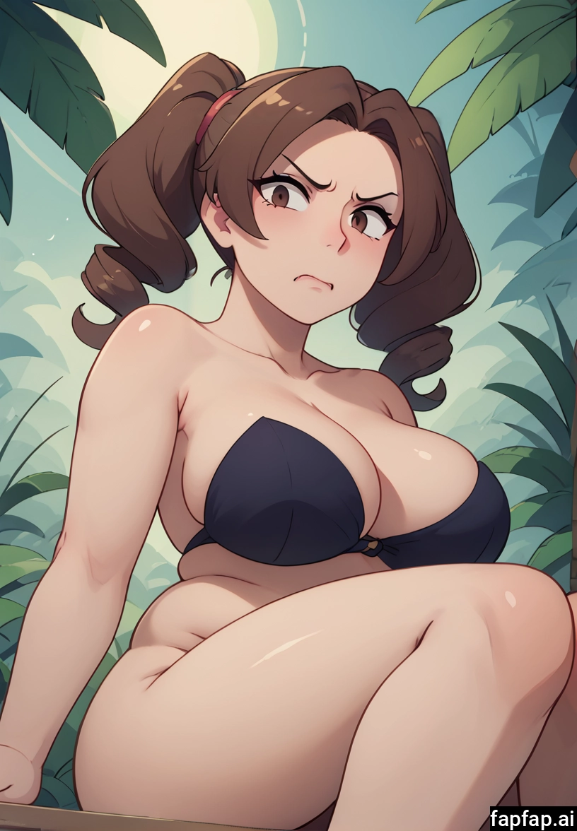 1girl, breasts, brown hair, solo, brown eyes, large breasts · Yamete.gg