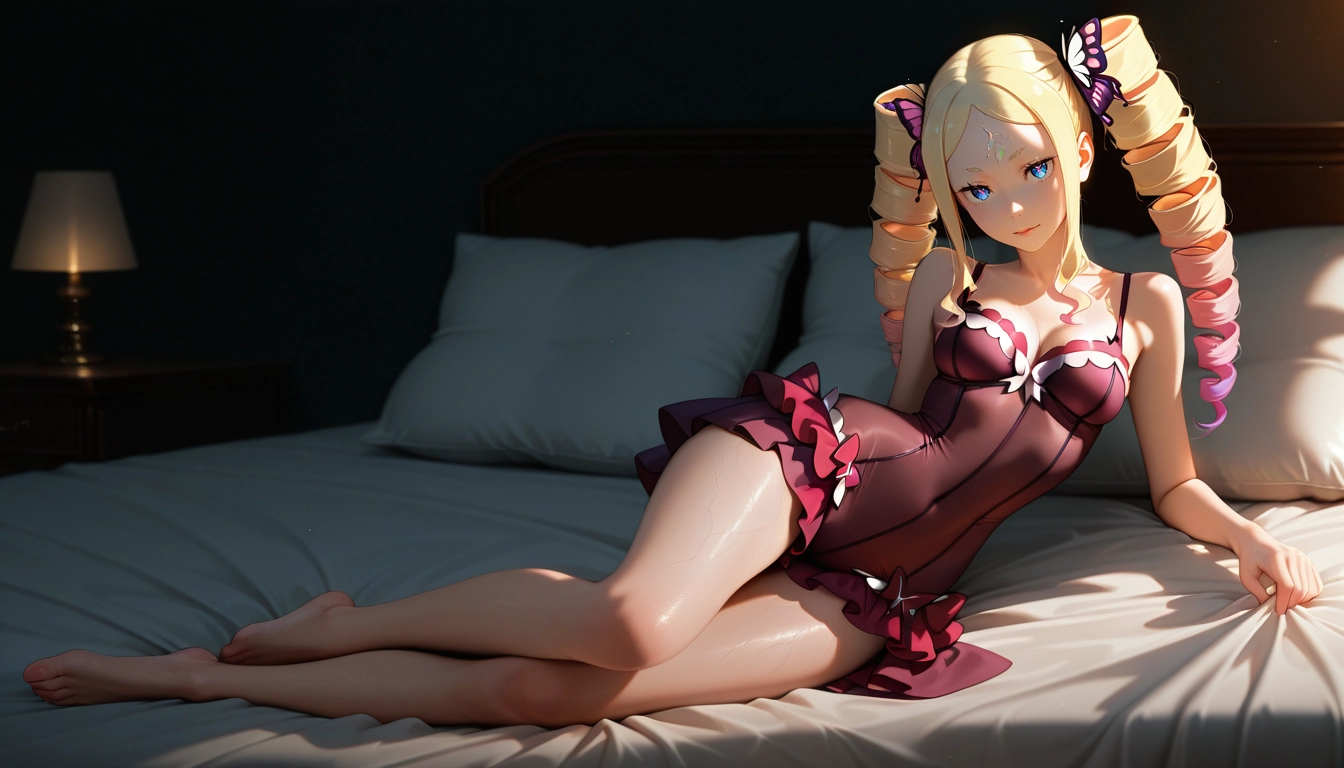 1girl, solo, blonde hair, aged up, blue eyes, breasts · Yamete.gg